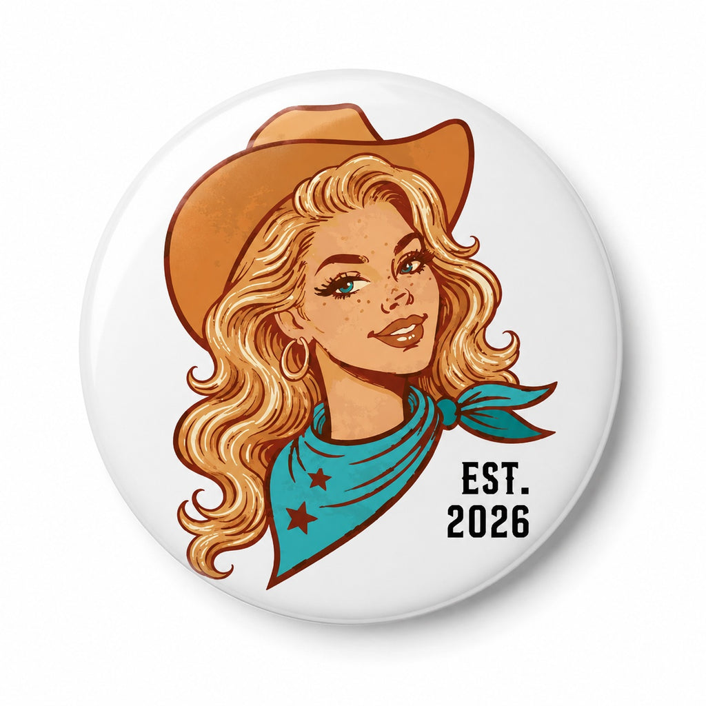 Rescue Cowgirl Button Pack | 3-Piece 58 mm Pin Back Set