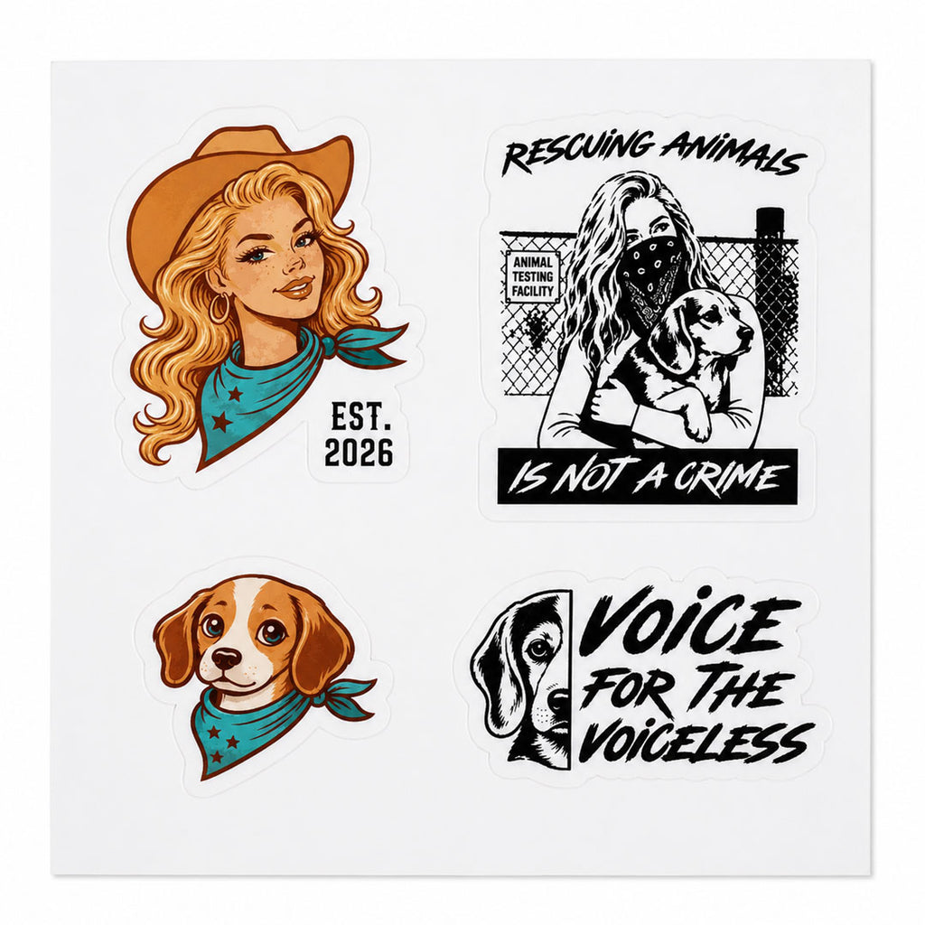 Rescue Cowgirl Sticker Pack | 3-Pack Kiss-Cut Vinyl Set
