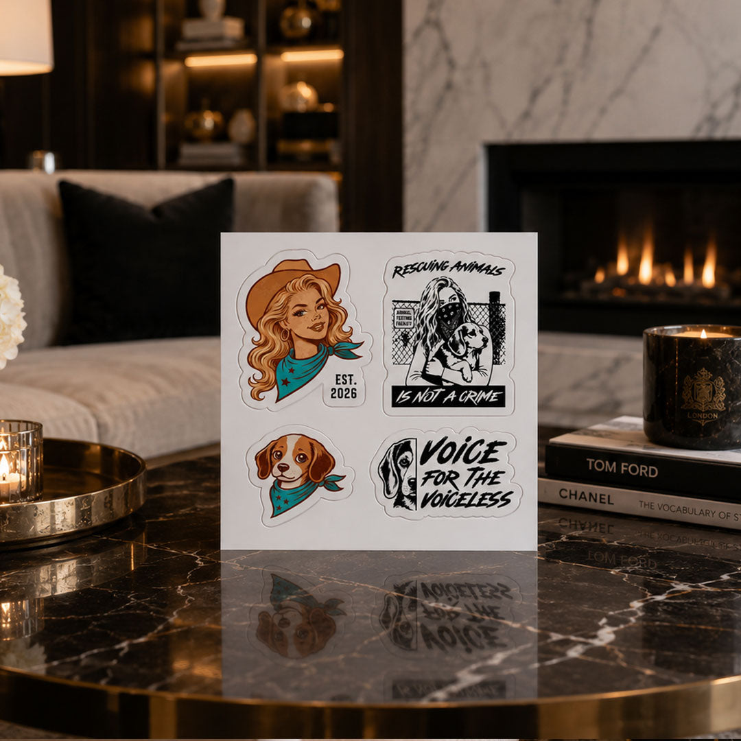 Rescue Cowgirl Sticker Pack | 3-Pack Kiss-Cut Vinyl Set